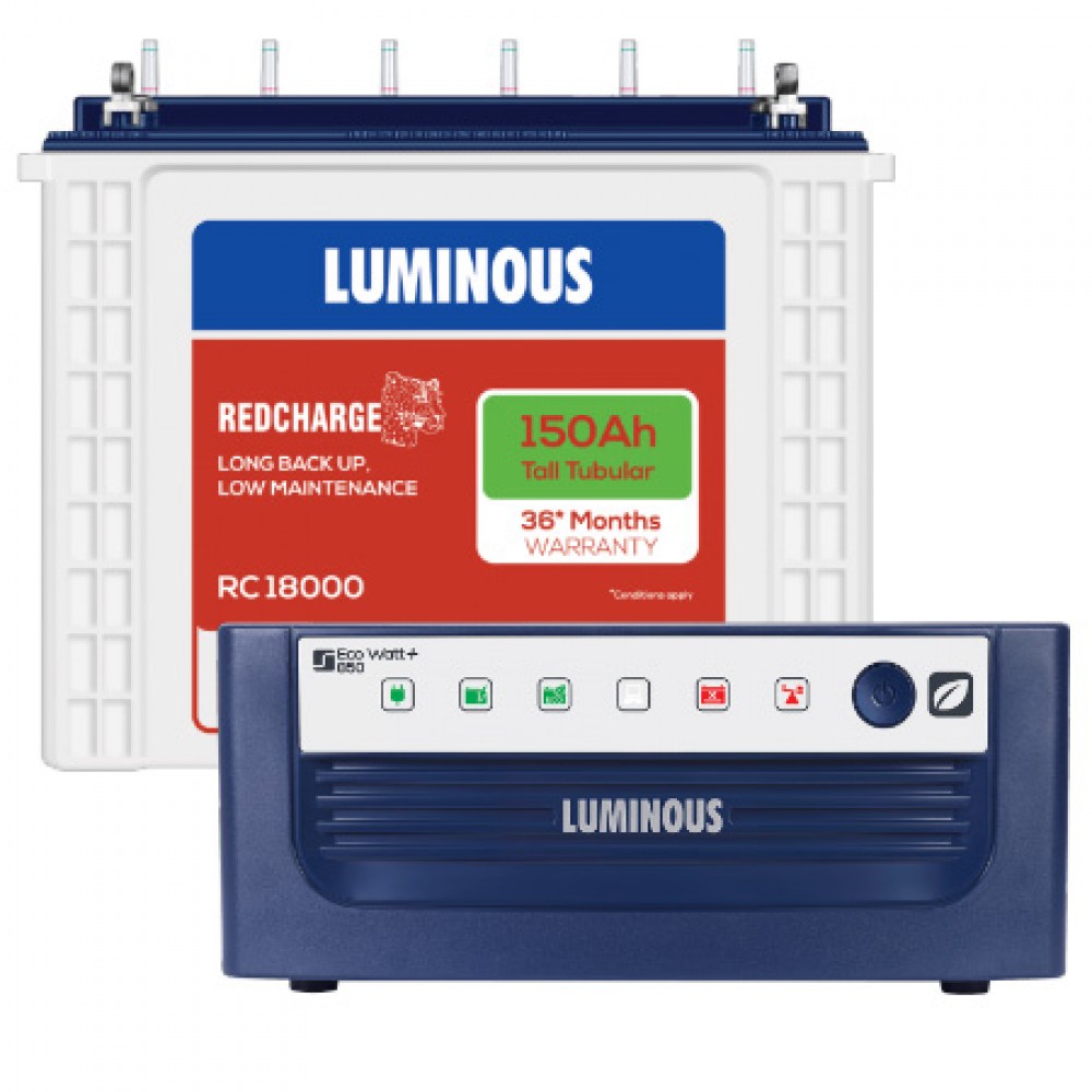 81 Eco Watt 850 Home UPS and Luminous Red Charge TT18000